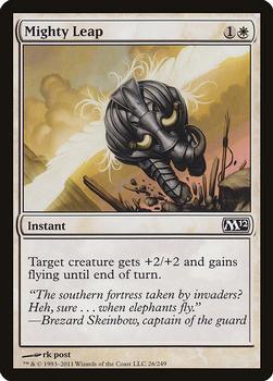 2011 Magic the Gathering 2012 Core Set #26 Mighty Leap Front