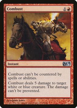 2011 Magic the Gathering 2012 Core Set #128 Combust Front