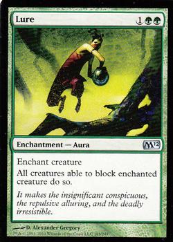 2011 Magic the Gathering 2012 Core Set #183 Lure Front