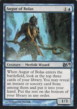 2012 Magic the Gathering 2013 Core Set #43 Augur of Bolas Front