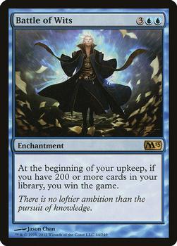 2012 Magic the Gathering 2013 Core Set #44 Battle of Wits Front