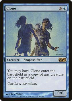 2012 Magic the Gathering 2013 Core Set #45 Clone Front