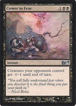 2012 Magic the Gathering 2013 Core Set #84 Cower in Fear Front
