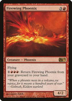 2012 Magic the Gathering 2013 Core Set #131 Firewing Phoenix Front