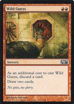 2012 Magic the Gathering 2013 Core Set #157 Wild Guess Front