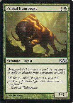 2012 Magic the Gathering 2013 Core Set #182 Primal Huntbeast Front