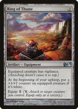 2012 Magic the Gathering 2013 Core Set #213 Ring of Thune Front