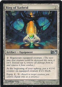 2012 Magic the Gathering 2013 Core Set #215 Ring of Xathrid Front