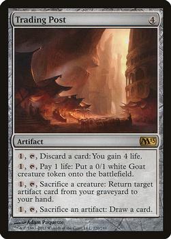 2012 Magic the Gathering 2013 Core Set #220 Trading Post Front
