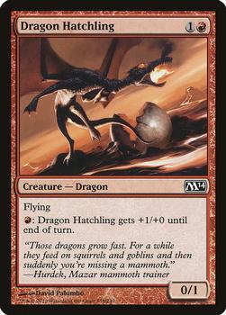 2013 Magic 2014 #138 Dragon Hatchling Front