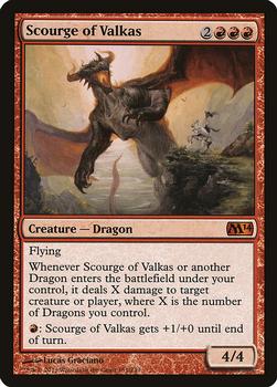 2013 Magic 2014 #151 Scourge of Valkas Front