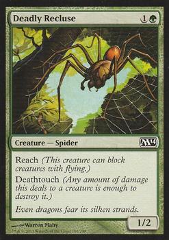 2013 Magic 2014 #168 Deadly Recluse Front