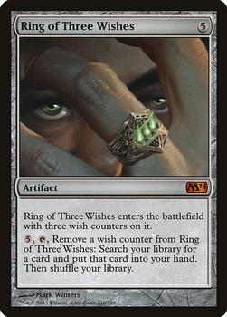 2013 Magic 2014 #216 Ring of Three Wishes Front