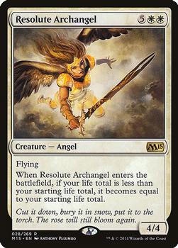 2014 Magic 2015 #28 Resolute Archangel Front