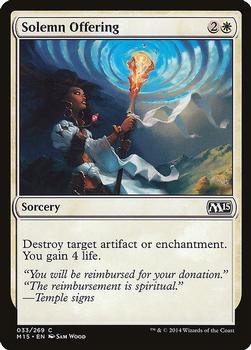 2014 Magic 2015 #33 Solemn Offering Front