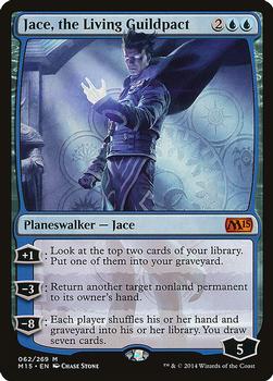 2014 Magic 2015 #62 Jace, the Living Guildpact Front