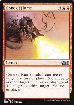2014 Magic 2015 #137 Cone of Flame Front