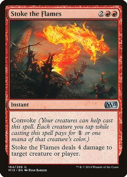 2014 Magic 2015 #164 Stoke the Flames Front