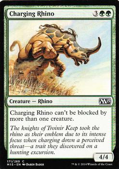 2014 Magic 2015 #171/269 Charging Rhino Front