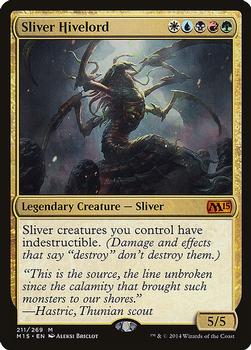 2014 Magic 2015 #211 Sliver Hivelord Front