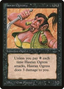 1993 Magic the Gathering Arabian Nights #NNO Hasran Ogress Front