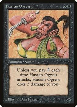 1993 Magic the Gathering Arabian Nights #NNO Hasran Ogress Front