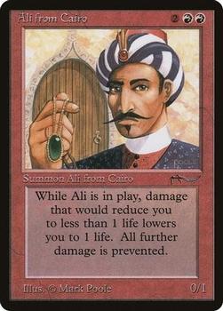 1993 Magic the Gathering Arabian Nights #NNO Ali from Cairo Front