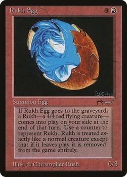1993 Magic the Gathering Arabian Nights #NNO Rukh Egg Front