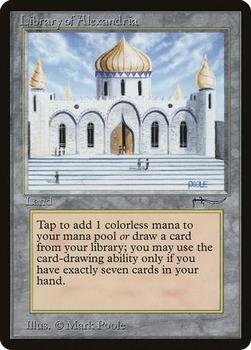 1993 Magic the Gathering Arabian Nights #NNO Library of Alexandria Front