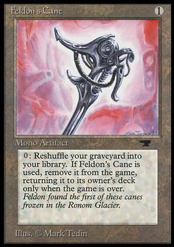 1994 Magic the Gathering Antiquities #NNO Feldon's Cane Front