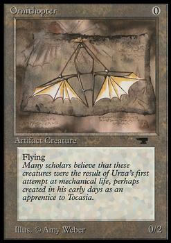 1994 Magic the Gathering Antiquities #NNO Ornithopter Front