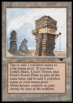1994 Magic the Gathering Antiquities #NNO Urza's Mine Front
