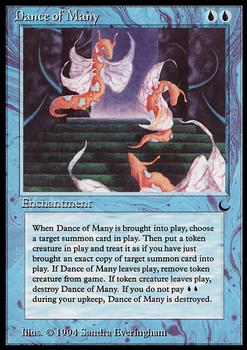 1994 Magic the Gathering The Dark #NNO Dance of Many Front