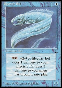 1994 Magic the Gathering The Dark #NNO Electric Eel Front