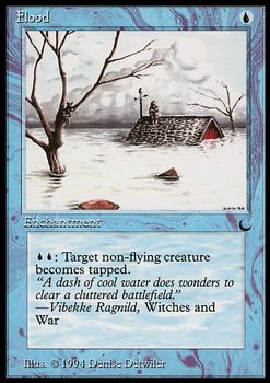 1994 Magic the Gathering The Dark #NNO Flood Front