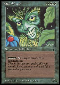 1994 Magic the Gathering The Dark #NNO Niall Silvain Front