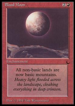 1994 Magic the Gathering The Dark #NNO Blood Moon Front