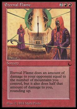 1994 Magic the Gathering The Dark #NNO Eternal Flame Front