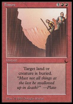 1994 Magic the Gathering The Dark #NNO Fissure Front