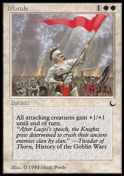 1994 Magic the Gathering The Dark #NNO Morale Front