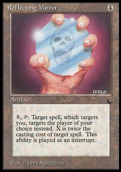 1994 Magic the Gathering The Dark #NNO Reflecting Mirror Front