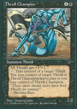 1994 Magic the Gathering Fallen Empires #NNO Thrull Champion Front