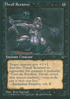 1994 Magic the Gathering Fallen Empires #NNO Thrull Retainer Front