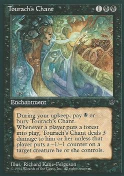 1994 Magic the Gathering Fallen Empires #NNO Tourach's Chant Front