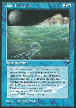 1994 Magic the Gathering Fallen Empires #NNO Tidal Influence Front