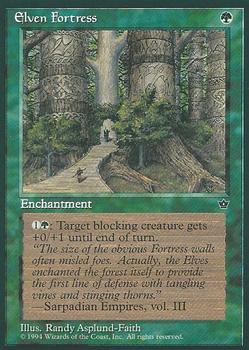 1994 Magic the Gathering Fallen Empires #NNO Elven Fortress Front