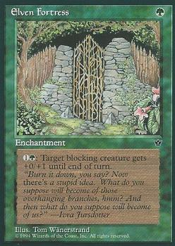 1994 Magic the Gathering Fallen Empires #NNO Elven Fortress Front