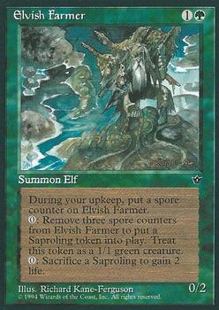1994 Magic the Gathering Fallen Empires #NNO Elvish Farmer Front