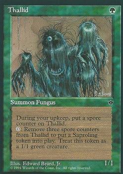 1994 Magic the Gathering Fallen Empires #NNO Thallid Front