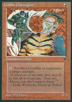 1994 Magic the Gathering Fallen Empires #NNO Goblin Chirurgeon Front